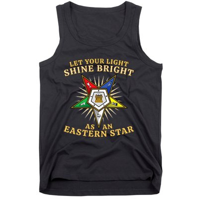 Oes Shine Bright Order Of The Eastern Star Tank Top