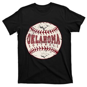 Oklahoma Softball Ball T-Shirt