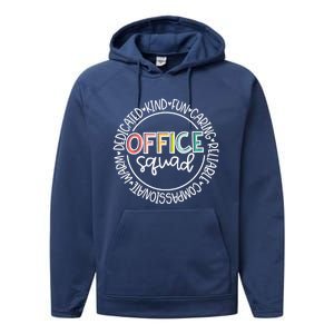 Office Staff Coworker Office Squad Performance Fleece Hoodie