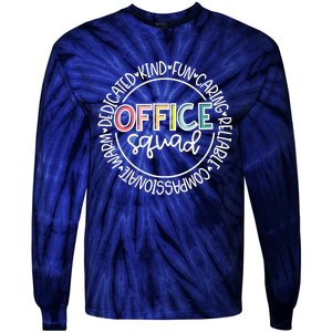 Office Staff Coworker Office Squad Tie-Dye Long Sleeve Shirt