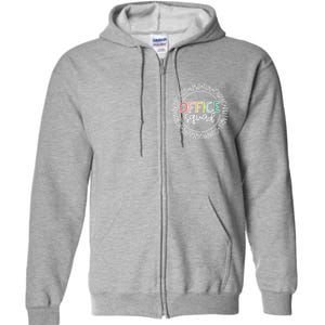 Office Staff Coworker Office Squad Full Zip Hoodie