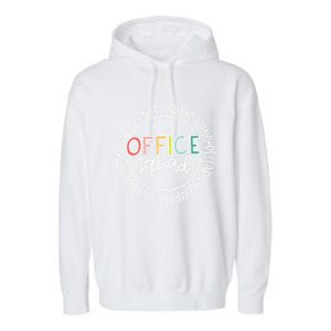 Office Staff Coworker Office Squad Garment-Dyed Fleece Hoodie