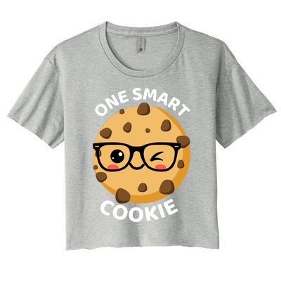 One Smart Cookie Women's Crop Top Tee