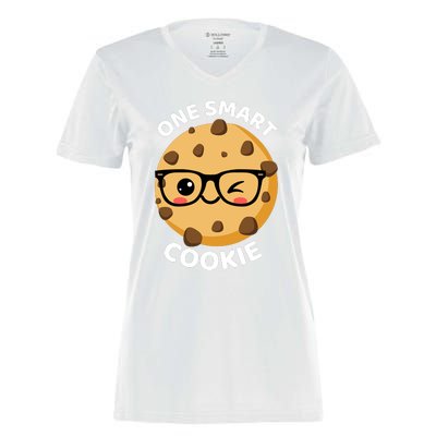 One Smart Cookie Women's Momentum V-Neck T-Shirt