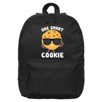 One Smart Cookie Funny Cookies Costume 16 in Basic Backpack