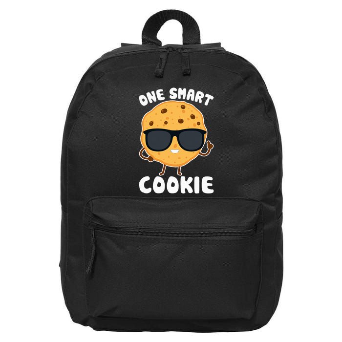 One Smart Cookie Funny Cookies Costume 16 in Basic Backpack