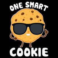 One Smart Cookie Funny Cookies Costume 16 in Basic Backpack