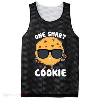 One Smart Cookie Funny Cookies Costume Mesh Reversible Basketball Jersey Tank