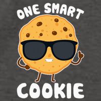 One Smart Cookie Funny Cookies Costume Vector Backpack