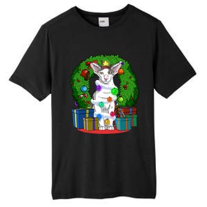 Oriental Shorthair Cat Christmas Tree Xmas Santa Gift Tall Fusion ChromaSoft Performance T-Shirt