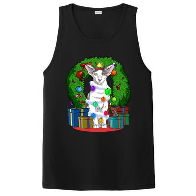 Oriental Shorthair Cat Christmas Tree Xmas Santa Gift PosiCharge Competitor Tank