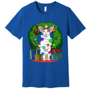 Oriental Shorthair Cat Christmas Tree Xmas Santa Gift Premium T-Shirt