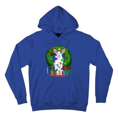 Oriental Shorthair Cat Christmas Tree Xmas Santa Gift Tall Hoodie