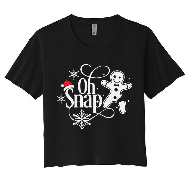Oh Snap Christmas Christmas Shirt Crop Top