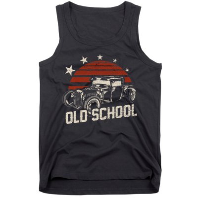 Old School Classic Car Rockabilly Hotrod Tank Top