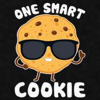 One Smart Cookie Funny Cookies Design Costume Ladies PosiCharge Tri-Blend Wicking Tank
