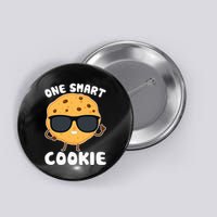 One Smart Cookie Funny Cookies Design Costume Button
