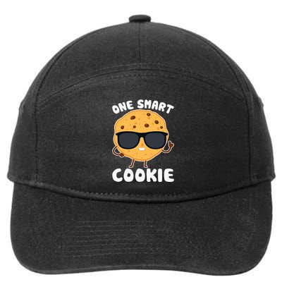 One Smart Cookie Funny Cookies Design Costume 7-Panel Snapback Hat