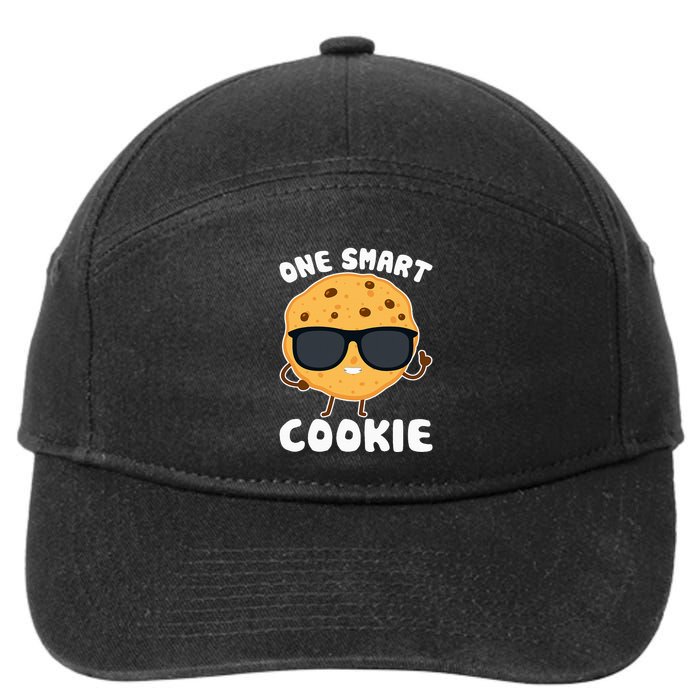 One Smart Cookie Funny Cookies Design Costume 7-Panel Snapback Hat