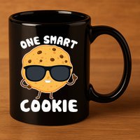 One Smart Cookie Funny Cookies Design Costume 11oz C Handle Ceramic Mug