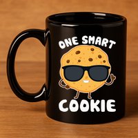 One Smart Cookie Funny Cookies Design Costume 11oz C Handle Ceramic Mug