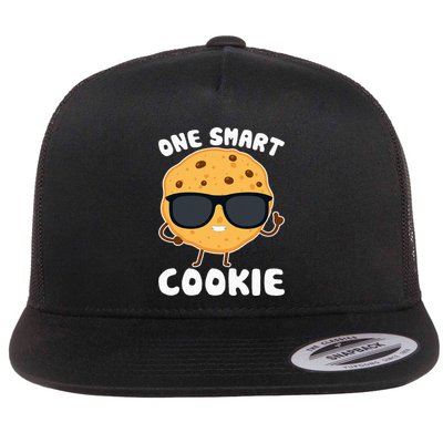 One Smart Cookie Funny Cookies Design Costume Flatbill Hat