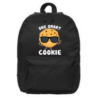 One Smart Cookie Funny Cookies Design Costume 16 in Basic Backpack