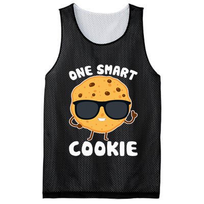 One Smart Cookie Funny Cookies Design Costume Mesh Reversible Basketball Jersey Tank