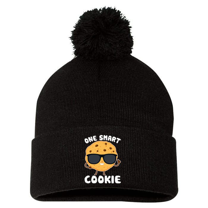 One Smart Cookie Funny Cookies Design Costume Pom Pom 12in Knit Beanie