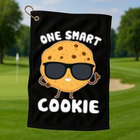 One Smart Cookie Funny Cookies Design Costume Golf Towel