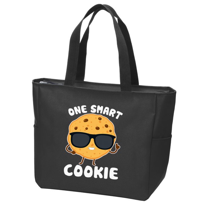 One Smart Cookie Funny Cookies Design Costume Zip Tote Bag