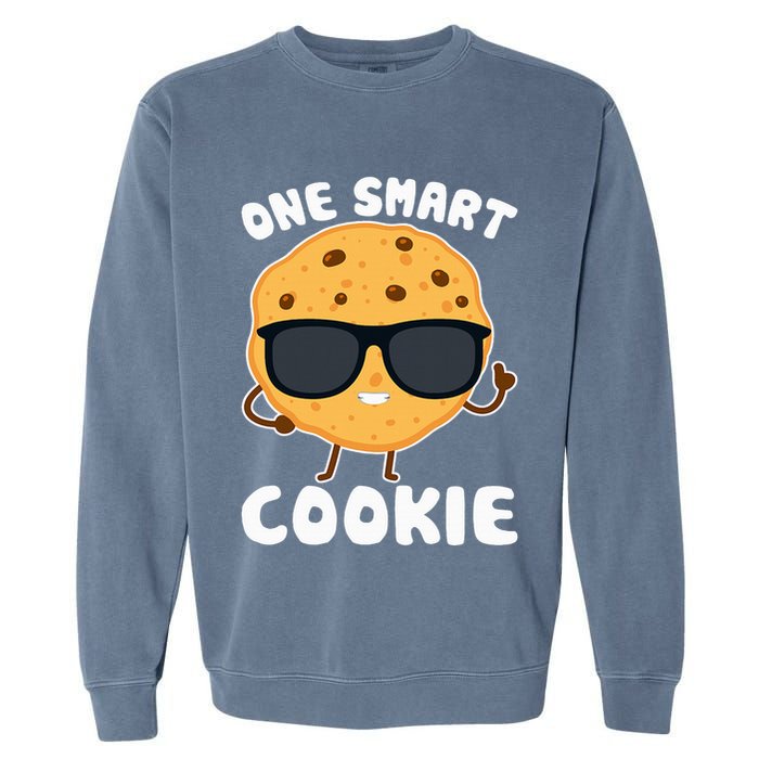 One Smart Cookie Funny Cookies Design Costume Garment-Dyed Sweatshirt
