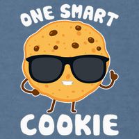 One Smart Cookie Funny Cookies Design Costume Garment-Dyed Sweatshirt