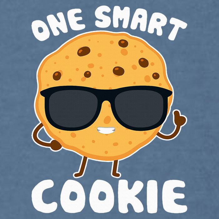 One Smart Cookie Funny Cookies Design Costume Garment-Dyed Sweatshirt