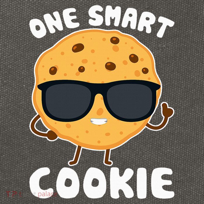One Smart Cookie Funny Cookies Design Costume Cotton Canvas Backpack