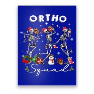 Ortho Squad Christmas Skeletons Orthopedics Nurse Rn Crew Gift Poster