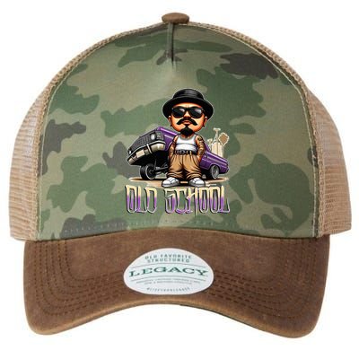 Old School Chicano Lowrider Art Homie Chicano Clothing Legacy Tie Dye Trucker Hat