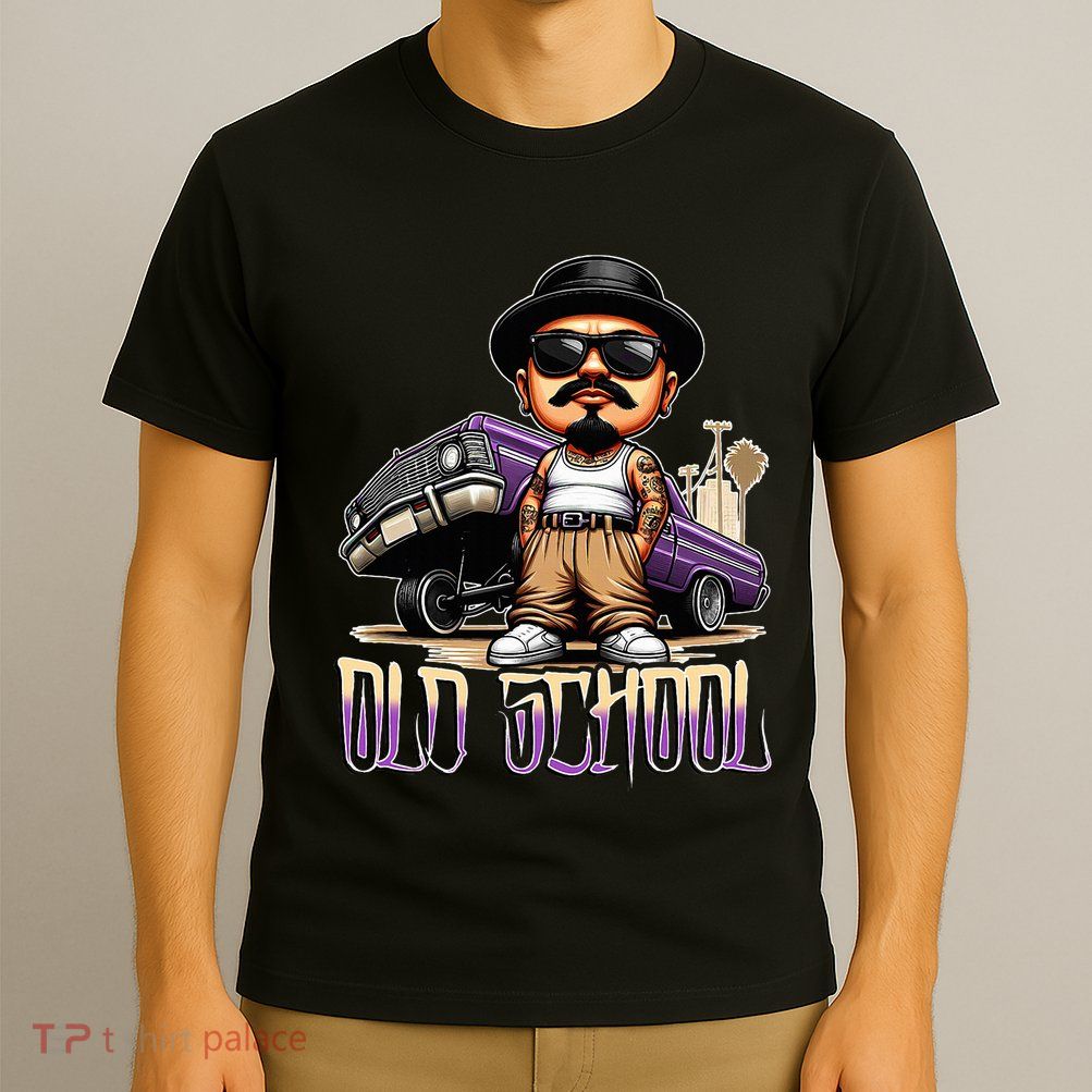 Old School Chicano Lowrider Art Homie Chicano Clothing T-Shirt
