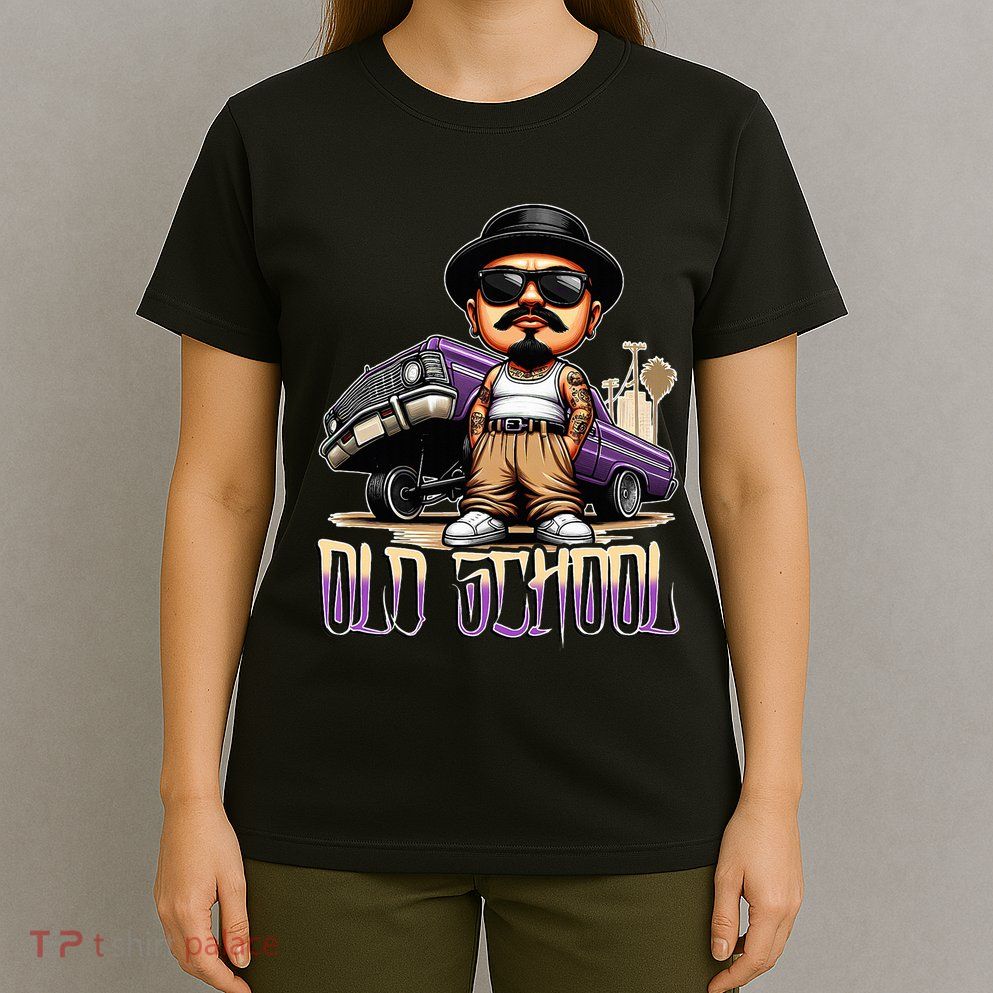 Old School Chicano Lowrider Art Homie Chicano Clothing T-Shirt
