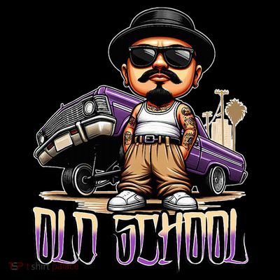 Old School Chicano Lowrider Art Homie Chicano Clothing T-Shirt