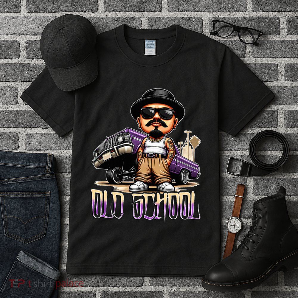 Old School Chicano Lowrider Art Homie Chicano Clothing Tall T-Shirt