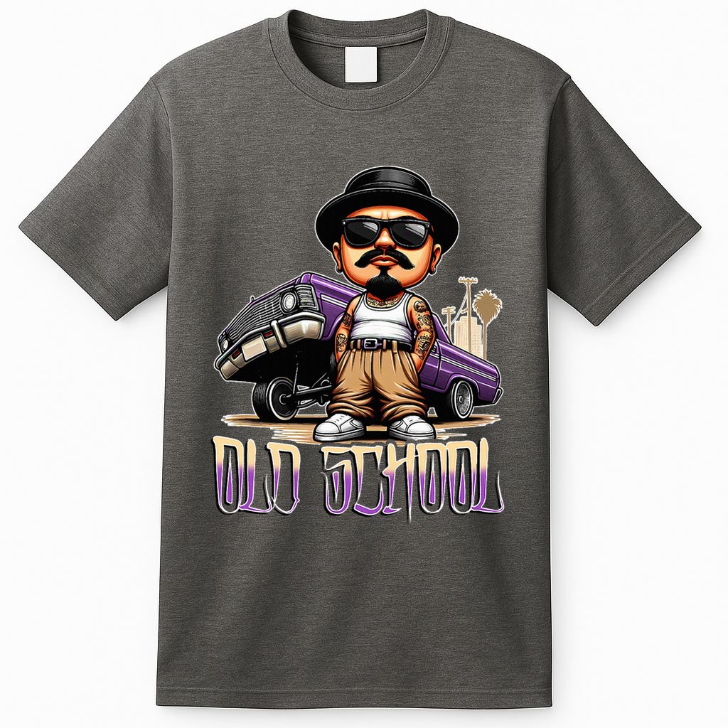 Old School Chicano Lowrider Art Homie Chicano Clothing T