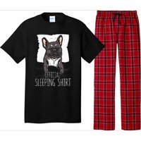 of.ficial sleeping cute french bulldog dog nightgown  Pajama Set