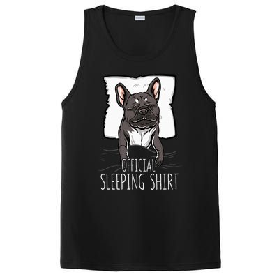 of.ficial sleeping cute french bulldog dog nightgown  PosiCharge Competitor Tank