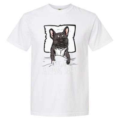 of.ficial sleeping cute french bulldog dog nightgown  Garment-Dyed Heavyweight T-Shirt