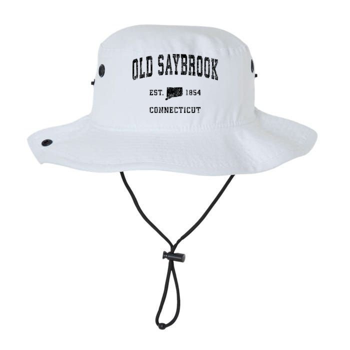 Old Saybrook Connecticut Ct Vintage Established Athletic Sports Design Bucket Hat