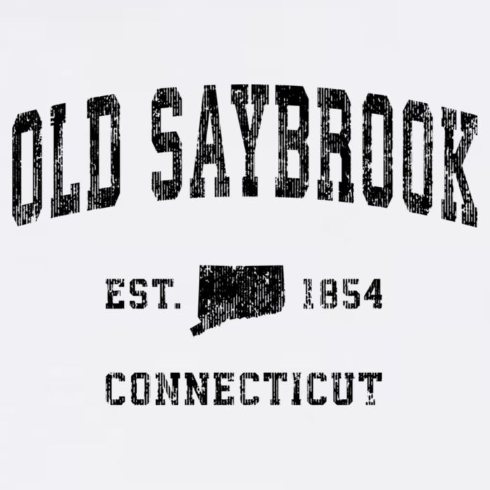 Old Saybrook Connecticut Ct Vintage Established Athletic Sports Design Bucket Hat