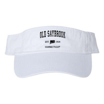 Old Saybrook Connecticut Ct Vintage Established Athletic Sports Design Visor