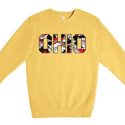 Ohio State Camo Premium Crewneck Sweatshirt