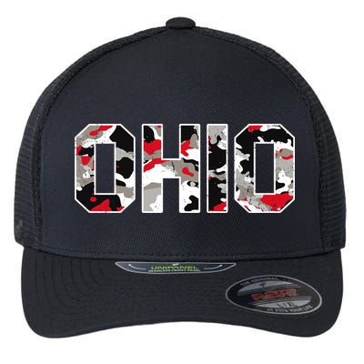Ohio State Camo Flexfit Unipanel Trucker Cap
